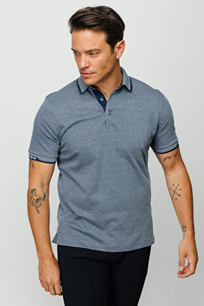 Desen Triko Erkek Tişört