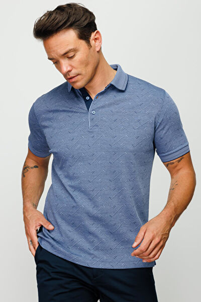 Desen Triko Erkek Tişört