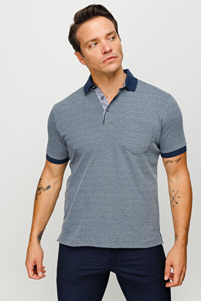 Desen Triko Erkek Tişört