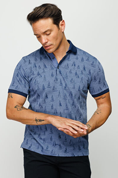 Desen Triko Erkek Tişört