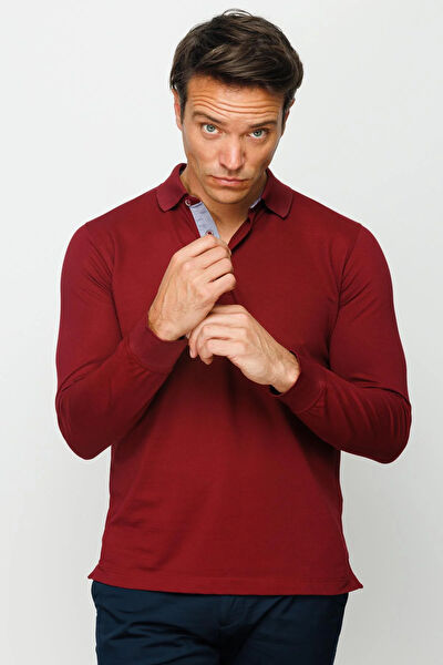 Desen Triko Erkek Sweatshirt