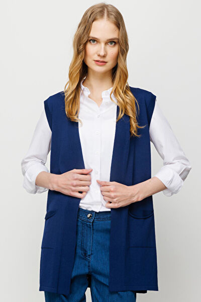 Desen Triko Kadın Yelek