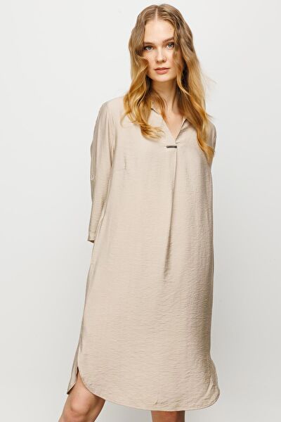 Desen Triko Yazlık Elbise