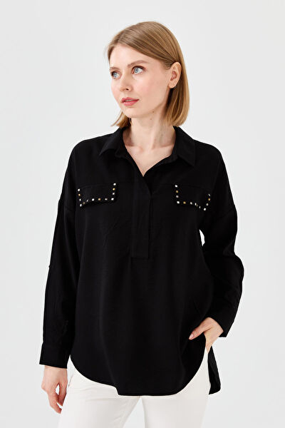 Desen Triko Kadın Bluz