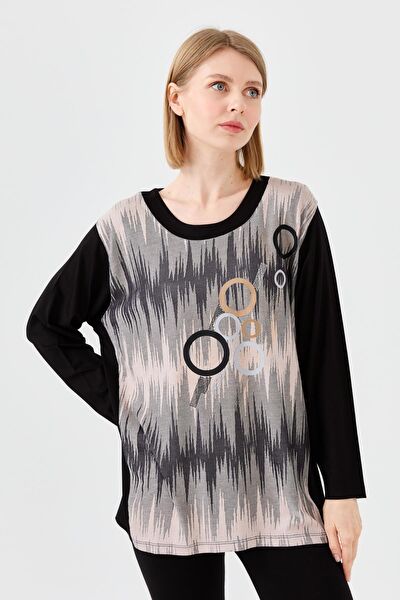 Desen Triko Kadın Bluz