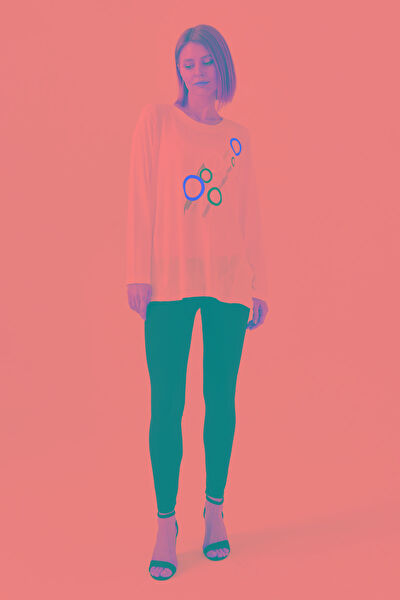 Desen Triko Kadın Bluz