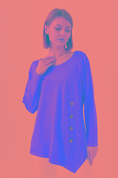 Desen Triko Kadın Bluz