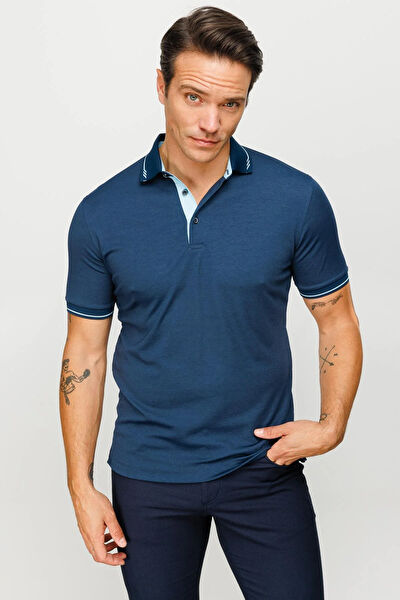 Desen Triko Erkek Tişört