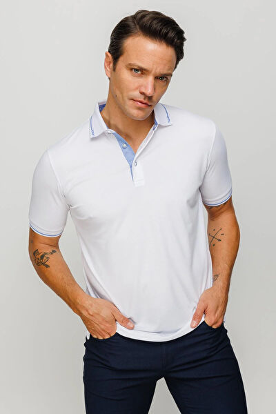 Desen Triko Erkek Tişört