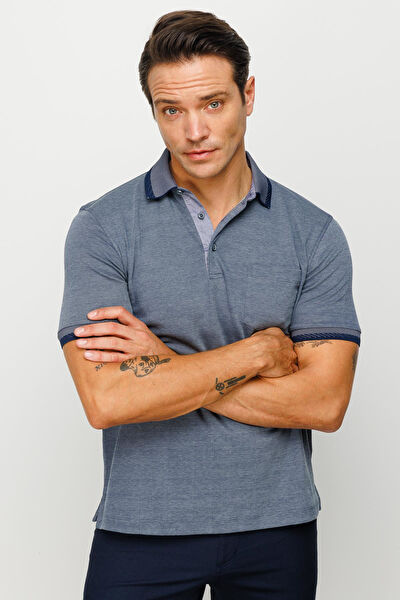 Desen Triko Erkek Tişört