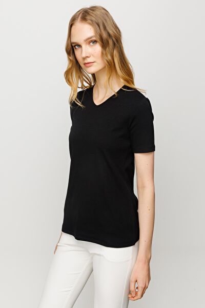 Desen Triko Kadın Tişört