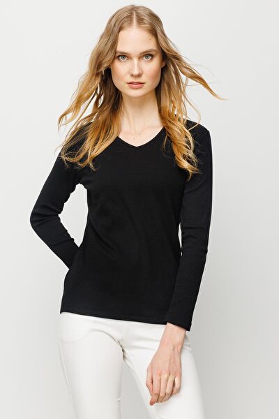 Desen Triko Kadın Bluz