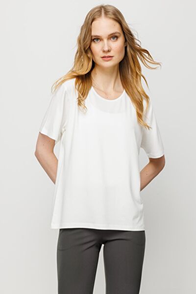 Desen Triko Kadın Tişört