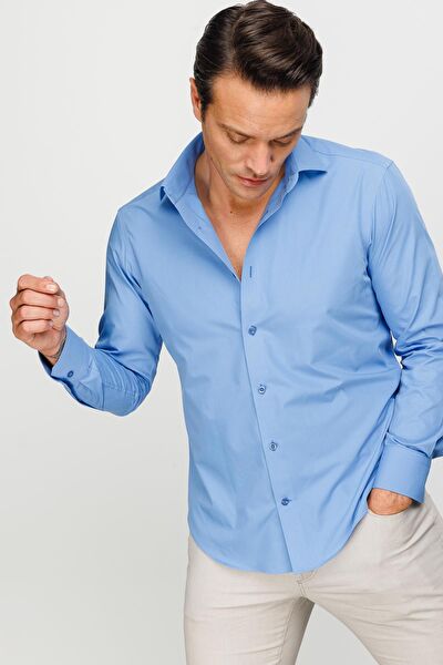 Desen Triko Erkek Gömlek