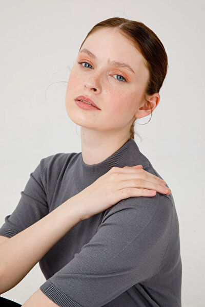 Desen Triko Kadın Bluz