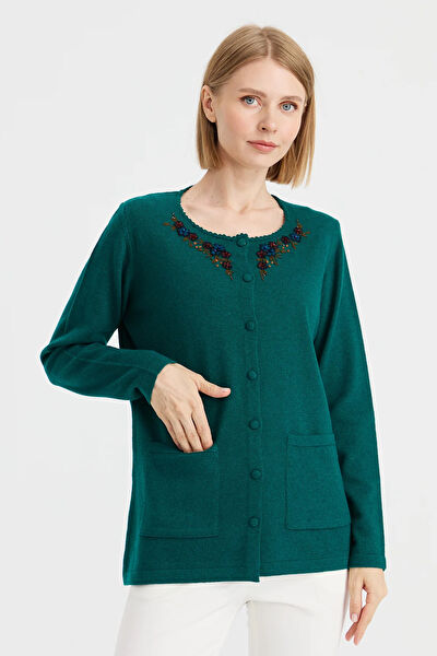 Desen Triko Günlük Hırka