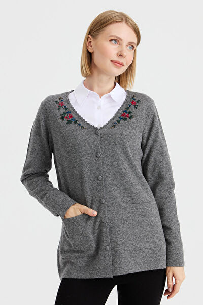 Desen Triko Günlük Hırka