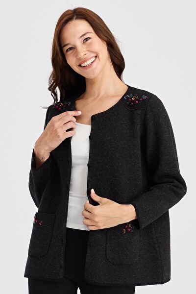 Desen Triko Günlük Hırka