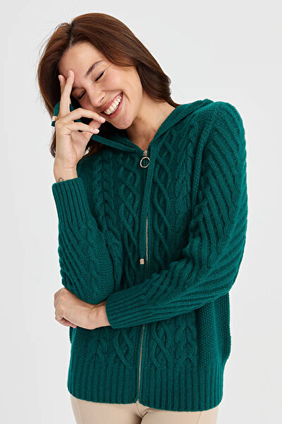 Desen Triko Günlük Hırka