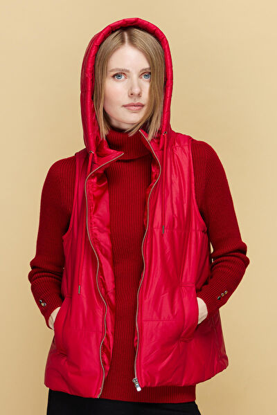 Desen Triko Kadın Yelek