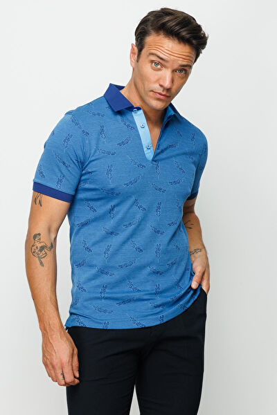 Desen Triko Erkek Tişört