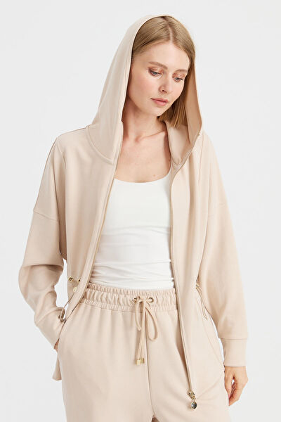 Desen Triko Kadın Sweatshirt