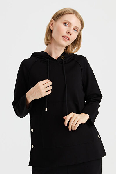 Desen Triko Kadın Sweatshirt