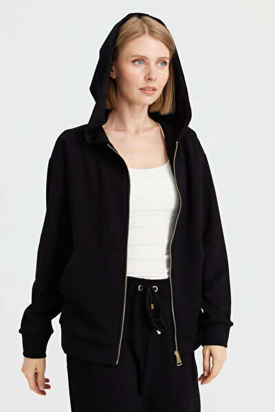 Desen Triko Kadın Sweatshirt