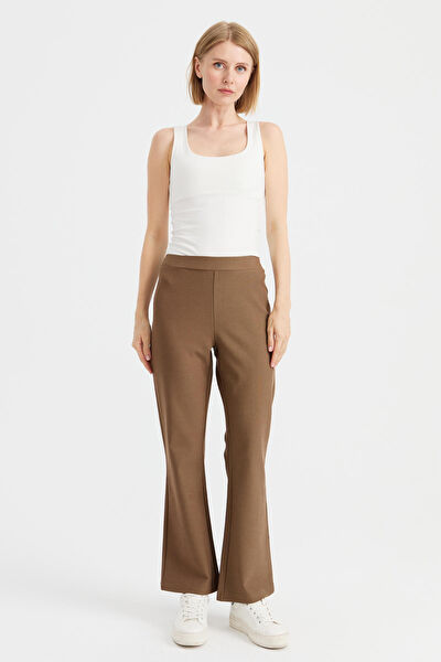 Desen Triko Kadın Pantolon