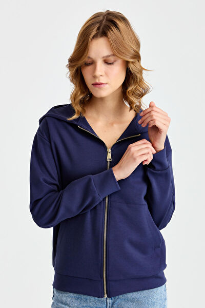 Desen Triko Kadın Sweatshirt