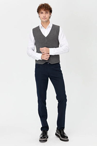 Desen Triko Erkek Yelek