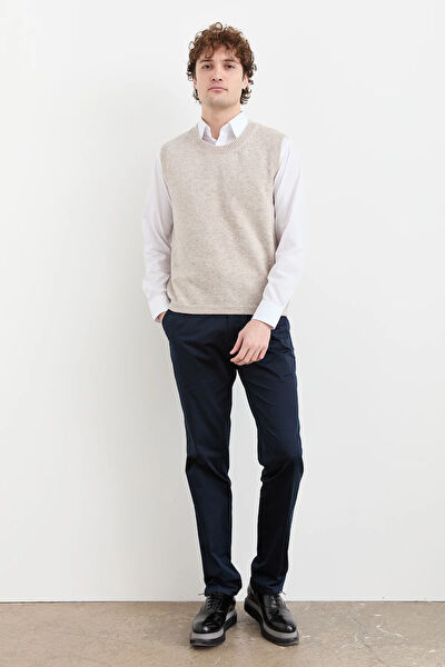 Desen Triko Erkek Yelek