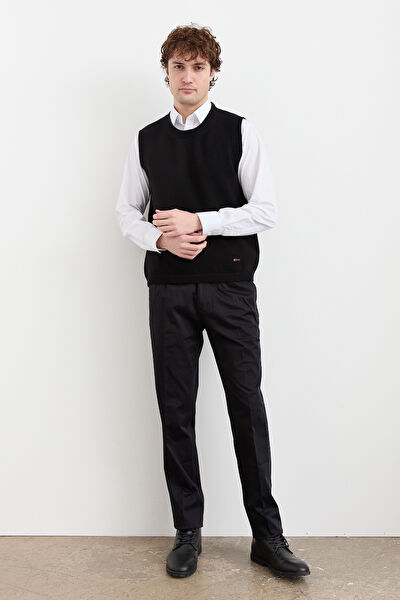 Desen Triko Erkek Yelek