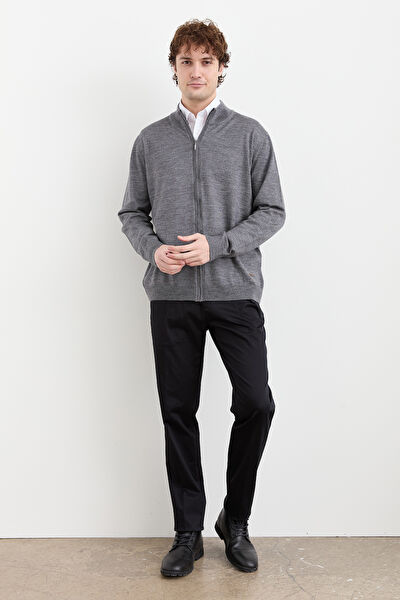 Desen Triko Erkek Ceket