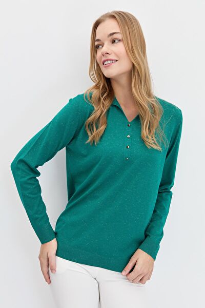 Desen Triko Kadın Bluz