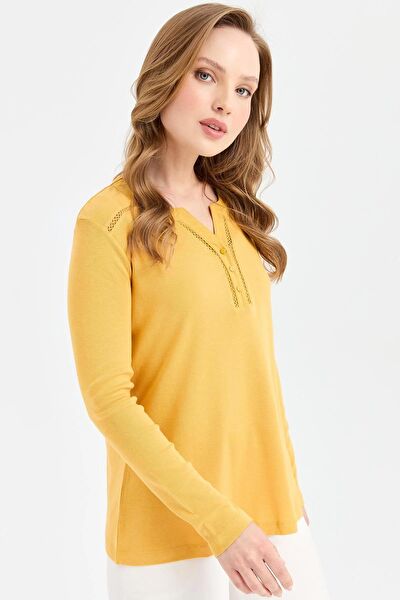 Desen Triko Kadın Bluz