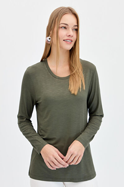 Desen Triko Kadın Bluz