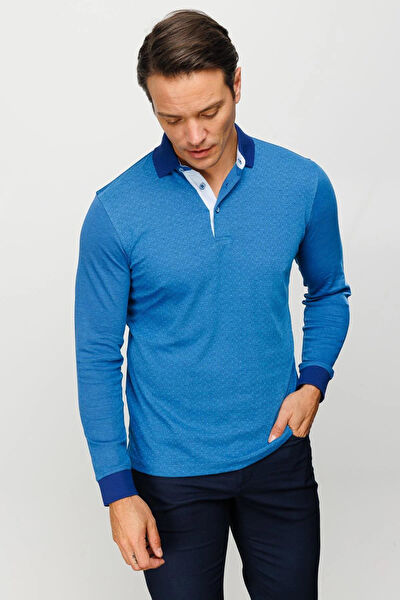 Desen Triko Erkek Sweatshirt