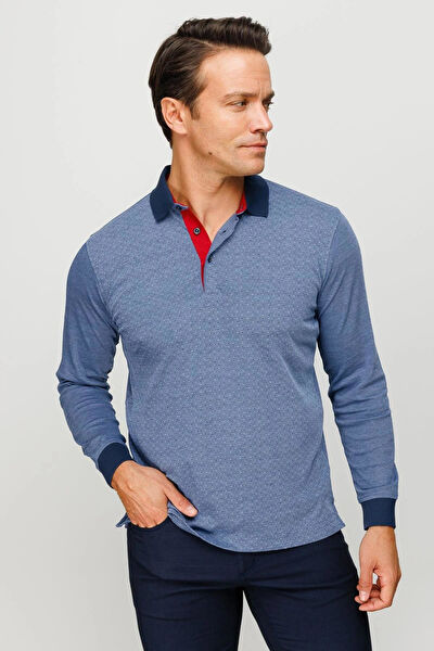 Desen Triko Erkek Sweatshirt