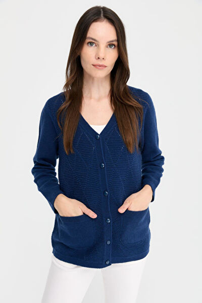 Desen Triko Günlük Hırka