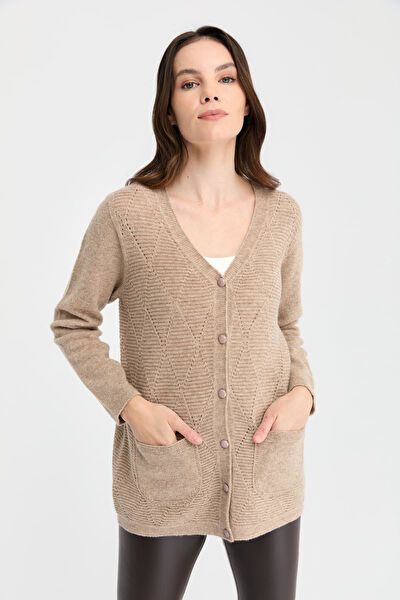 Desen Triko Günlük Hırka