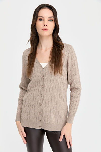 Desen Triko Günlük Hırka