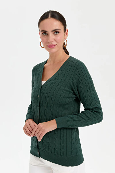 Desen Triko Günlük Hırka