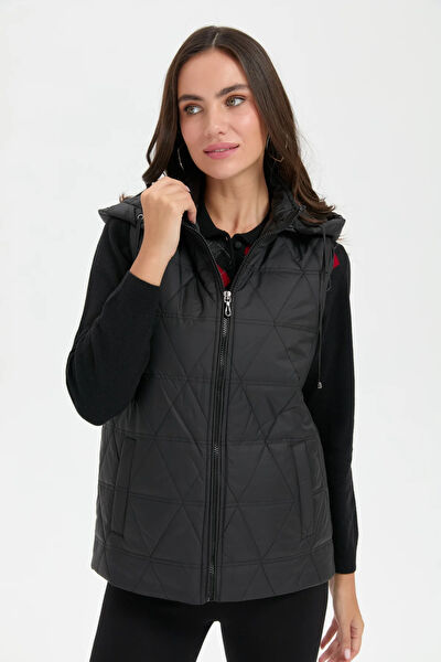 Desen Triko Kadın Yelek