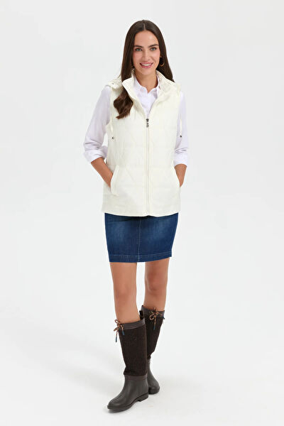 Desen Triko Kadın Yelek