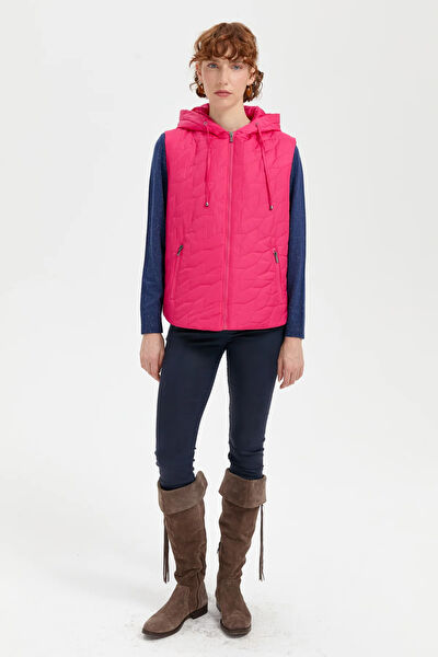 Desen Triko Kadın Yelek