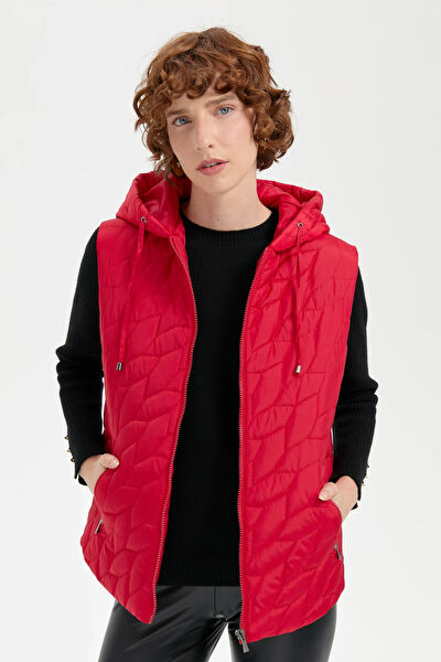 Desen Triko Kadın Yelek