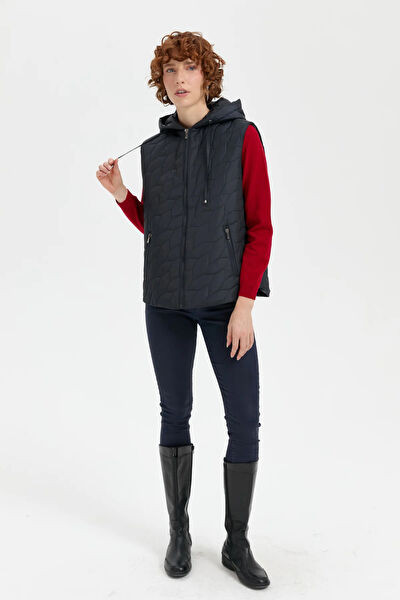 Desen Triko Kadın Yelek