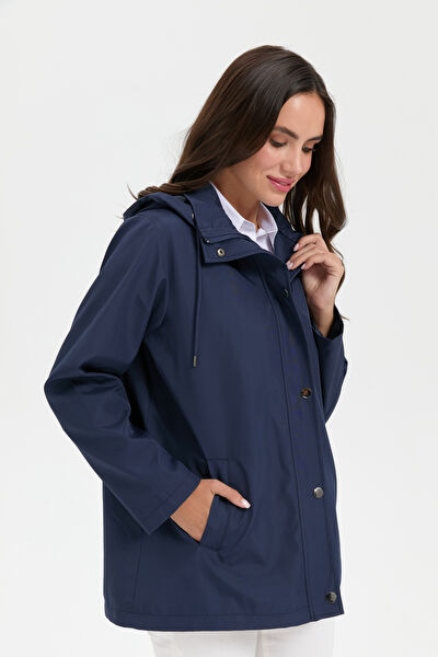 Desen Triko Kadın Kaban