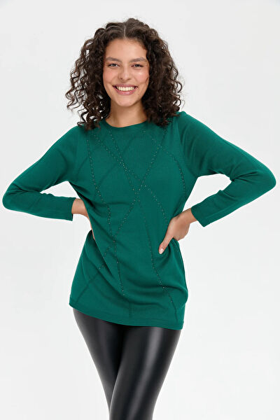 Desen Triko Kadın Triko, Kazak